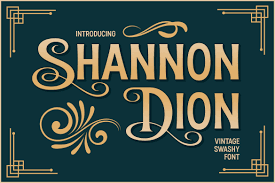 Шрифт Shannon Dion